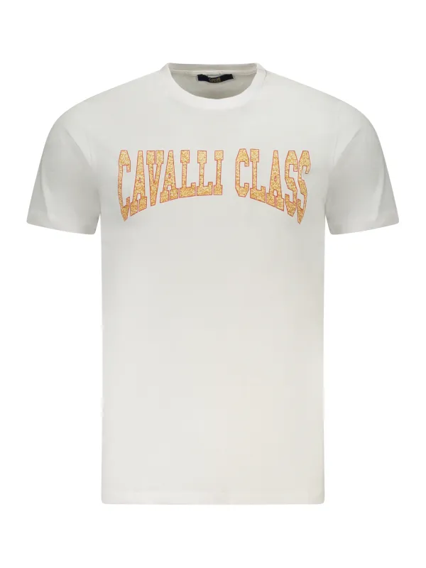 Cavalli Class Herren KURZARM-T-SHIRT Weiß | online kaufen