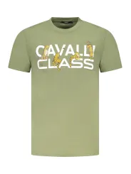 Cavalli Class Herren KURZARM-T-SHIRT Grün | online kaufen
