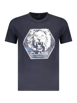 Cavalli Class Herren KURZARM-T-SHIRT Blau | online kaufen
