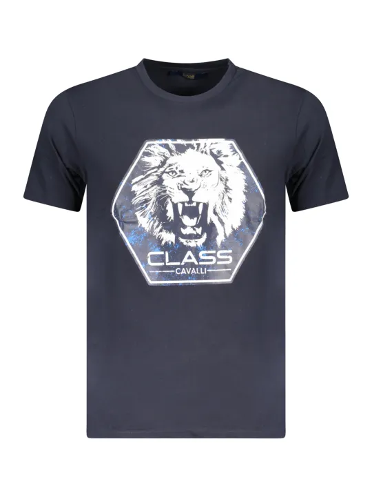 Cavalli Class Herren KURZARM-T-SHIRT Blau | online kaufen