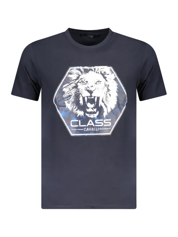 Cavalli Class Herren KURZARM-T-SHIRT Blau | online kaufen