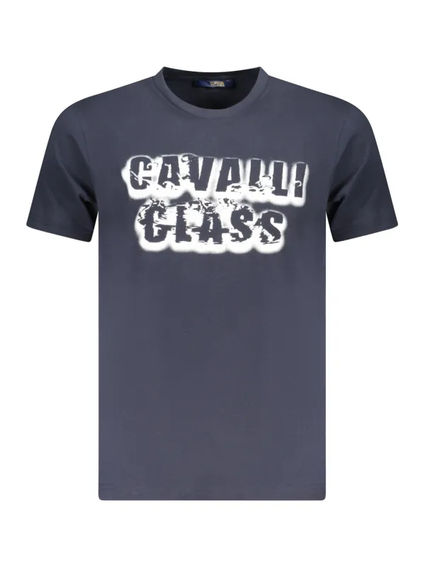 Cavalli Class Herren KURZARM-T-SHIRT Blau | online kaufen