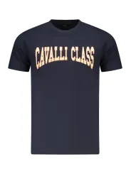 Cavalli Class Herren KURZARM-T-SHIRT Blau | online kaufen