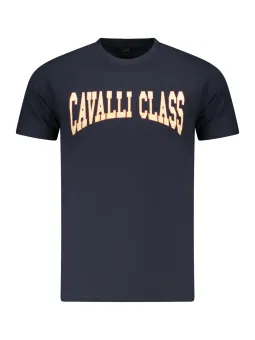 Cavalli Class Herren KURZARM-T-SHIRT Blau | online kaufen