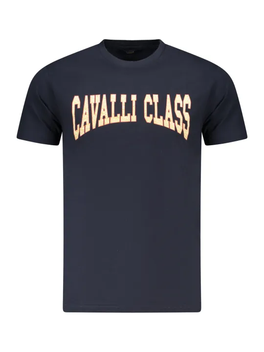 Cavalli Class Herren KURZARM-T-SHIRT Blau | online kaufen