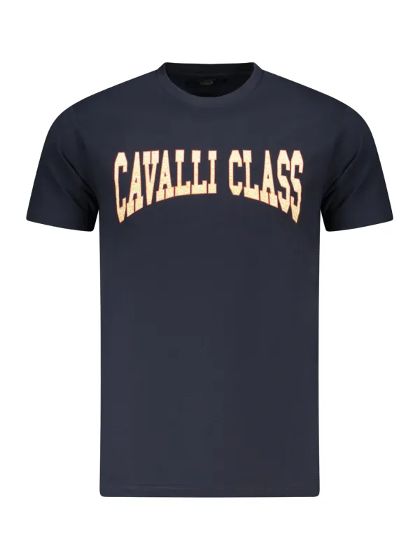 Cavalli Class Herren KURZARM-T-SHIRT Blau | online kaufen