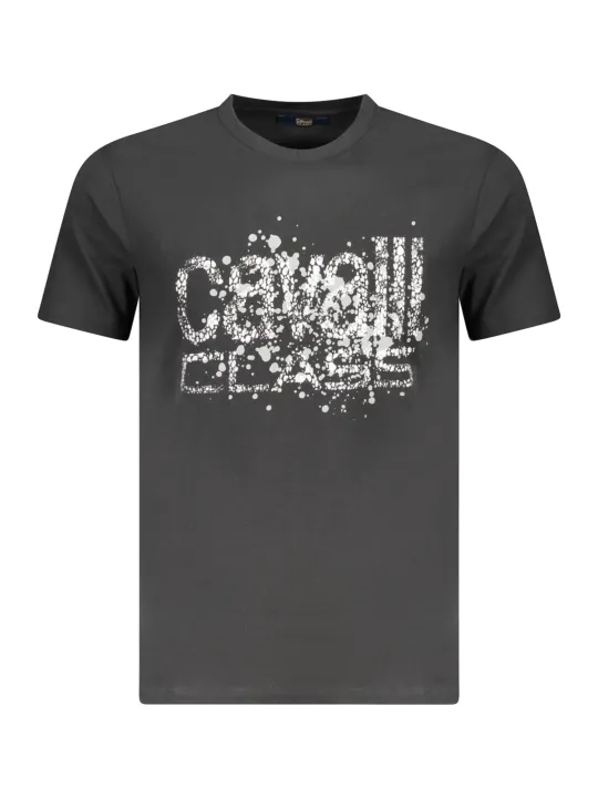 Cavalli Class Herren KURZARM-T-SHIRT Schwarz | online kaufen