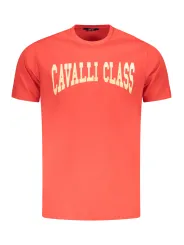Cavalli Class Herren KURZARM-T-SHIRT Rot | online kaufen