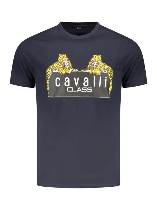 Cavalli Class Herren KURZARM-T-SHIRT Blau | online kaufen
