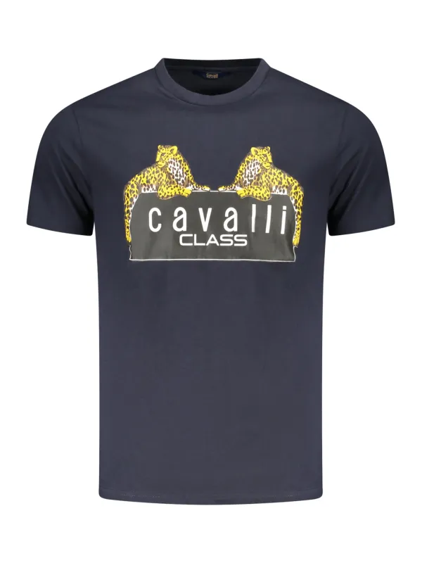 Cavalli Class Herren KURZARM-T-SHIRT Blau | online kaufen