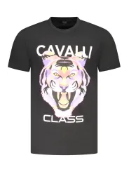 Cavalli Class Herren KURZARM-T-SHIRT Schwarz | online kaufen