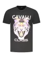 Cavalli Class Herren KURZARM-T-SHIRT Schwarz | online kaufen