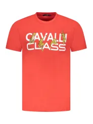 Cavalli Class Herren KURZARM-T-SHIRT Rot | online kaufen