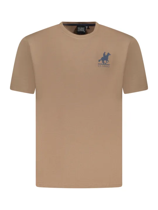 U.S. GRAND POLO Herren T-Shirt Braun | online kaufen