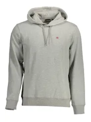 Napapijri Herren LANGARM-KAPUZENPULLOVER Grau