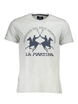 LA MARTINA Herren T-Shirt Grau mieten – Flex-Fashion Verleih