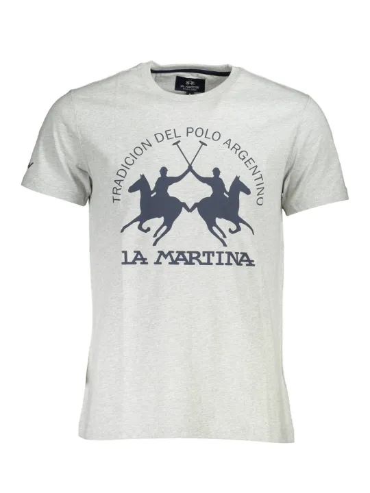 LA MARTINA Herren KURZARM-T-SHIRT Grau | online kaufen
