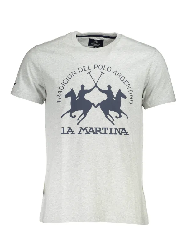 LA MARTINA Herren KURZARM-T-SHIRT Grau | online kaufen