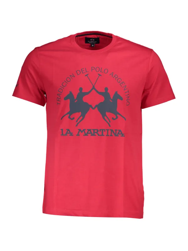 LA MARTINA Herren KURZARM-T-SHIRT Rot | online kaufen