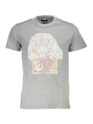 Cavalli Class Herren KURZARM-T-SHIRT Grau | online kaufen