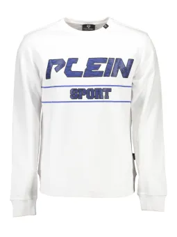 Plein Sport Herren Sweatshirt Weiß mieten | Flex-Fashion