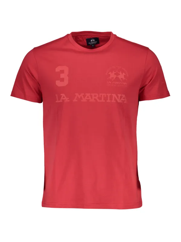 LA MARTINA Herren KURZARM-T-SHIRT Rot | online kaufen