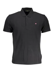 Napapijri Herren KURZARM-POLOSHIRT Schwarz | online kaufen