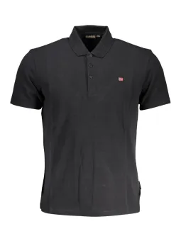 Napapijri Herren KURZARM-POLOSHIRT Schwarz | online kaufen