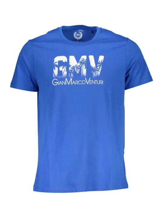 GIAN MARCO VENTURI Herren KURZARM-T-SHIRT Blau