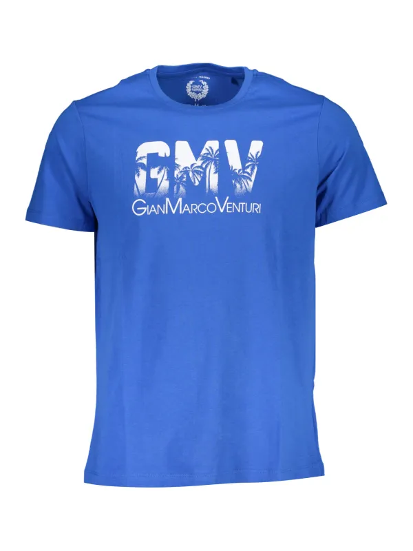 GIAN MARCO VENTURI Herren KURZARM-T-SHIRT Blau