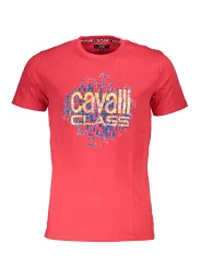 Cavalli Class Herren KURZARM-T-SHIRT Rot | online kaufen