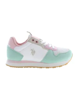 Mädchen Sneaker Weiß mieten – U.S. Polo bei Flex-Fashion
