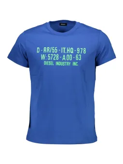 Diesel Herren T-Shirt Blau leihen | Flex-Fashion Verleih