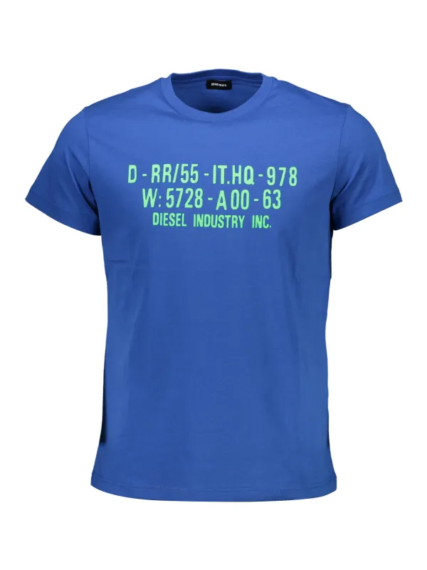 Diesel Herren KURZARM-T-SHIRT Blau | online kaufen