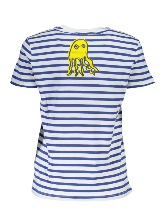 Desigual Damen KURZARM-T-SHIRT Blau | online kaufen