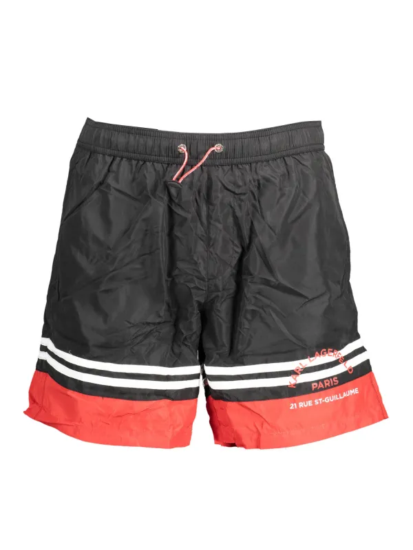 Karl Lagerfeld Beachwear Herren TASCHE Schwarz