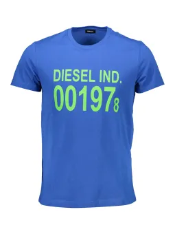 Diesel Herren T-Shirt Blau mieten | Flex-Fashion Verleih