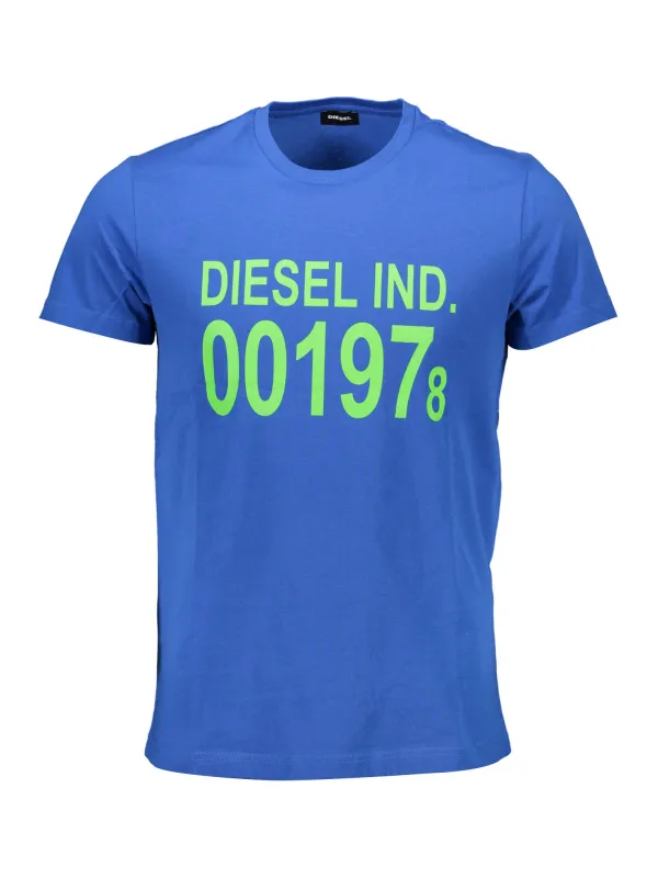 Diesel Herren KURZARM-T-SHIRT Blau | online kaufen