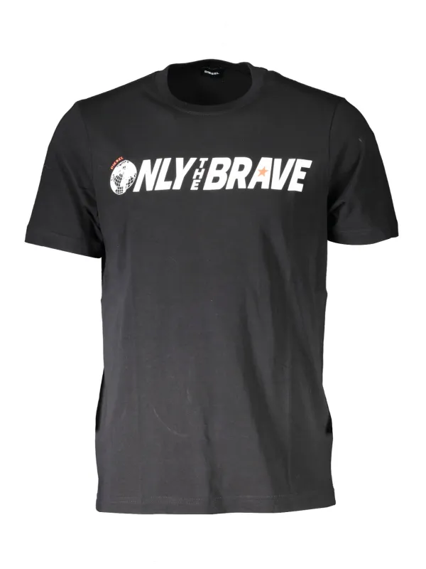 Diesel Herren KURZARM-T-SHIRT Schwarz | online kaufen