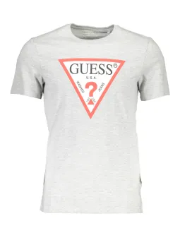 GUESS JEANS Herren T-Shirt Grau mieten | Flex-Fashion Verleih