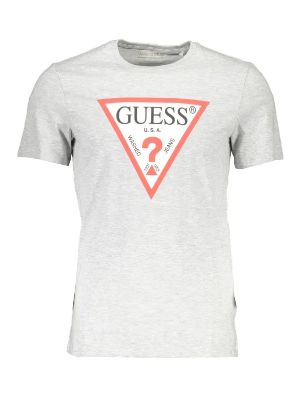 GUESS JEANS Herren KURZARM-T-SHIRT Grau | online kaufen