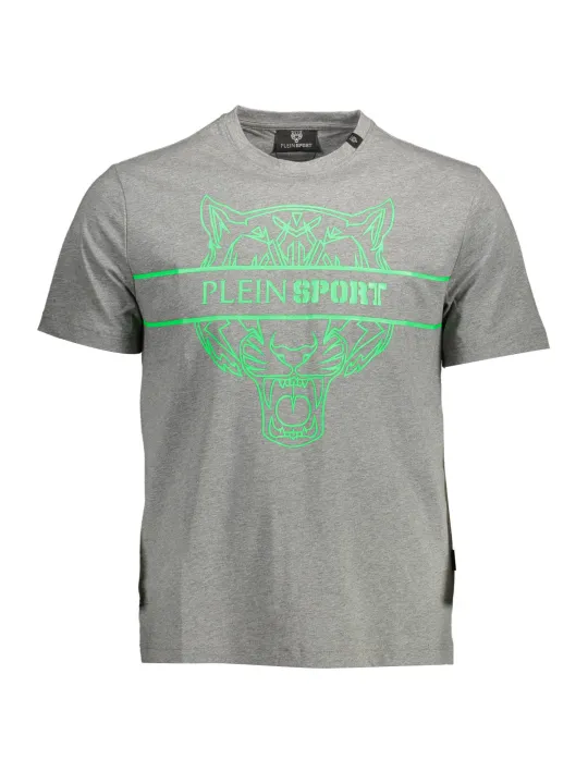Plein Sport Herren KURZARM-T-SHIRT Grau | online kaufen