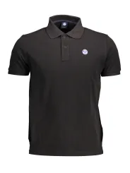 North Sails Herren KURZARM-POLO Schwarz | online kaufen