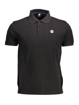 North Sails Herren KURZARM-POLO Schwarz | online kaufen