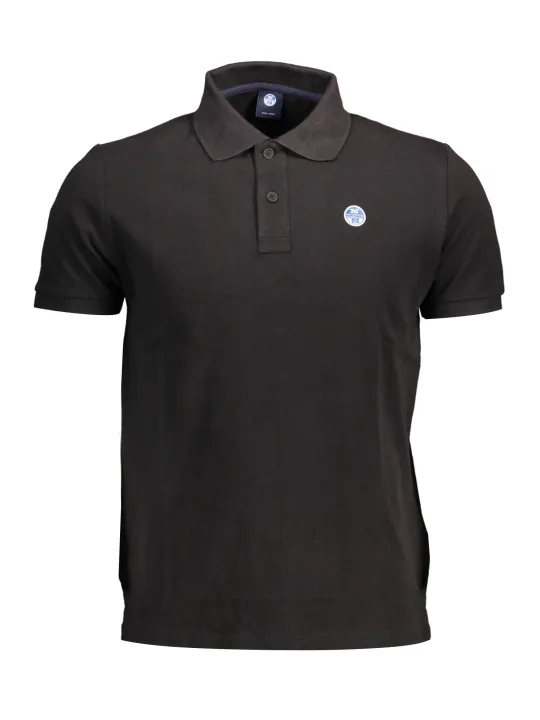 North Sails Herren KURZARM-POLO Schwarz | online kaufen