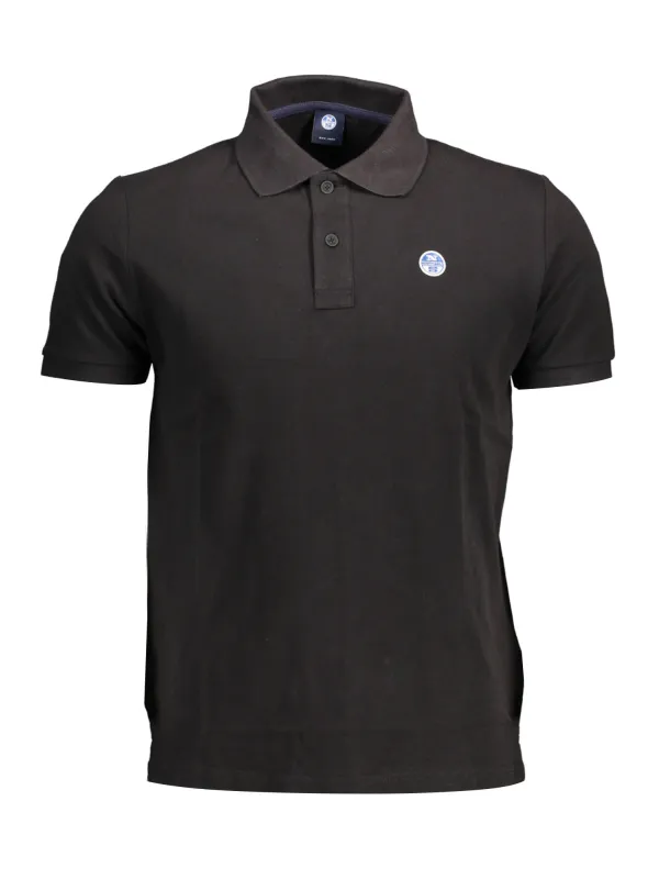 North Sails Herren KURZARM-POLO Schwarz | online kaufen
