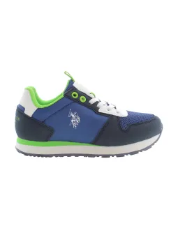 Mieten Sie blaue U.S. Polo Jungen-Sneakers bei Flex-Fashion