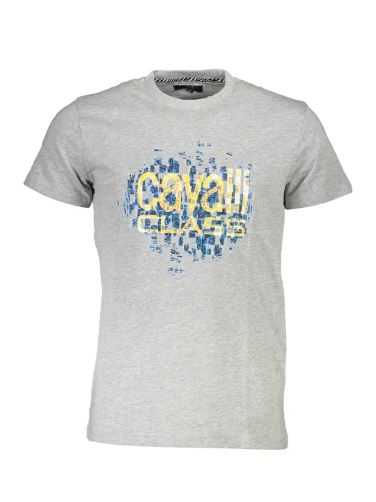 Cavalli Class Herren KURZARM-T-SHIRT Grau | online kaufen