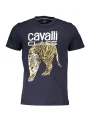 Cavalli Class Herren KURZARM-T-SHIRT Blau | online kaufen