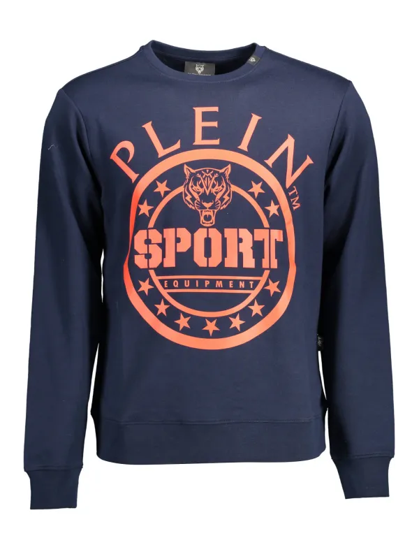 Plein Sport Herren LANGARM-SWEATSHIRT Blau | online kaufen